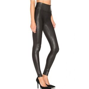 SPANX Faux Leather Leggings in Black